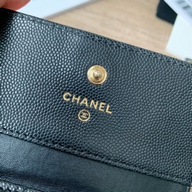 CCHANEL кошелек с тремя отделениями для купюр, модель A80734 Этот