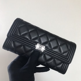 CHANEL leboy длинный кошелек, модель A80286 Высококачественная ко