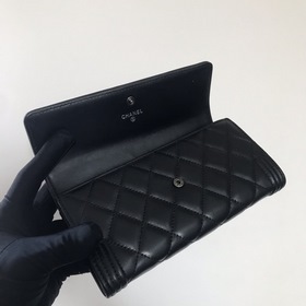 CHANEL leboy длинный кошелек, модель A80286 Высококачественная ко