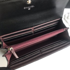 CHANEL Классический длинный кошелек с двумя складками, модель A50
