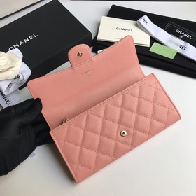 CHANEL Классический длинный кошелек с тремя отделами, модель A807