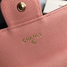 CHANEL Классический длинный кошелек с тремя отделами, модель A807