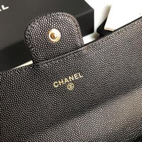 CHANEL Классический длинный кошелек с тремя складками, модель A80