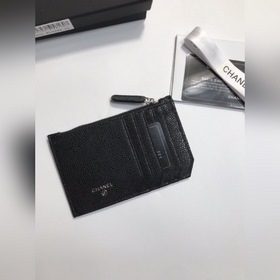 Chanel Кожаный кошелек из кожи с узором «икра» Модель № 60084 Вм