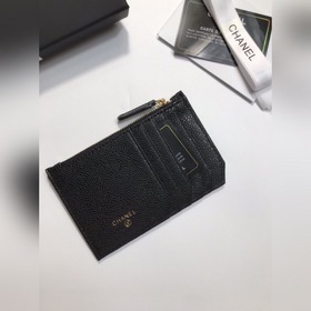 Chanel Кожаный кошелек для мелочи из кожи с икрой, модель № 60084