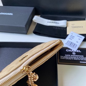 Chanel кошелек с подвеской, модель A50168 Высококачественная кож