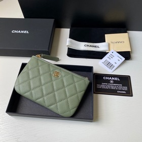 Chanel кошелек, модель A82365 Высококачественная кожа, металличес