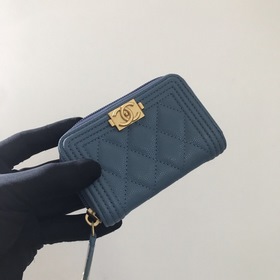 Chanel классическая модель BOY с ромбовидным узором, номер модели