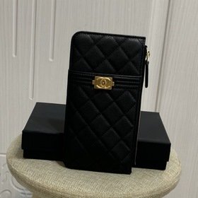 CHANEL Leboy Новая модель сумки для мобильного телефона и кошельк