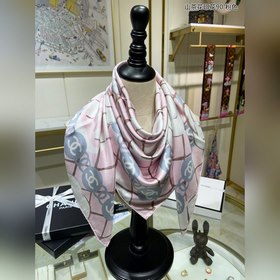 CHANEL Серенада с принтом камелии, 90% шелк, 100% шелк высшего к
