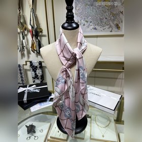 CHANEL Серенада с принтом камелии, 90% шелк, 100% шелк высшего к