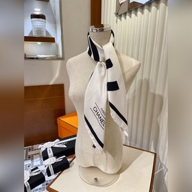CHANEL Элегантный шелковый платок Чистый стиль Chanel, отлично с