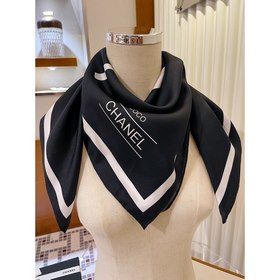 CHANEL Элегантный шелковый платок Чистый стиль Chanel, отлично с