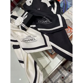 CHANEL Элегантный шелковый платок Чистый стиль Chanel, отлично с