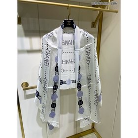 CHANEL Длинный шарф из чайного дерева  100% шелк высшего качест