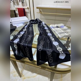 CHANEL Длинный шарф из чайного дерева  100% шелк высшего качест