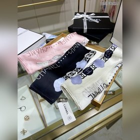CHANEL Длинный шарф из чайного дерева  100% шелк высшего качест