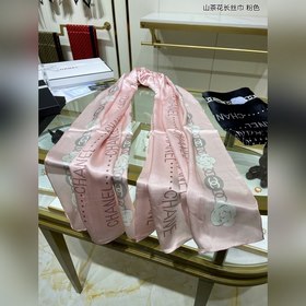 CHANEL Длинный шарф из чайного дерева  100% шелк высшего качест