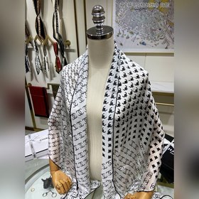 CHANEL Двойное C виде узора «тысяча птиц» из длинных нитей, 100%