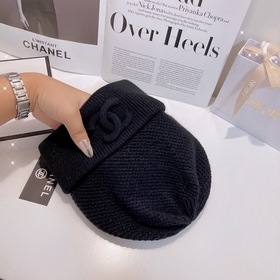 CHANEL Шерстяная вязаная шапка Новая модель вязаной шапкиз кашеми
