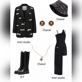 CHANEL Набор модной одежды для отдыха, для милых девушек.