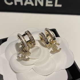 Chanel Серьги с кристаллами