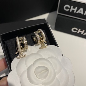 Chanel Серьги с кристаллами