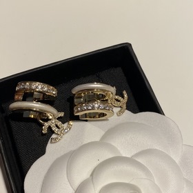 Chanel Серьги с кристаллами