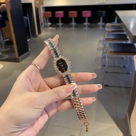 Часы Chanel с бриллиантами Модный, лаконичный, ретро-стиль [Розо