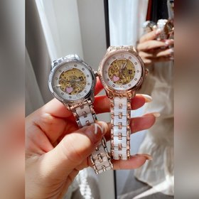 Chanel CHANEL 3-стрелочный женский часы Итальянская телячья кожа/