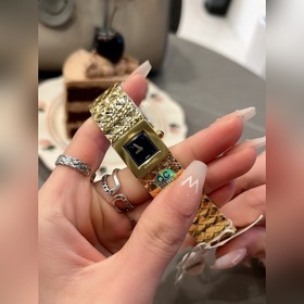 Chanel, модель 1993 года, ретро-классический квадратный часы с ре