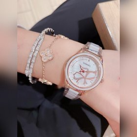 Женские часы Chanel  Импортный кварцевый механизм, корпус из нер