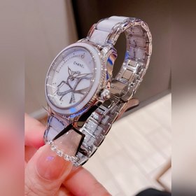 Женские часы Chanel  Импортный кварцевый механизм, корпус из нер