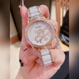 Женские часы Chanel  Импортный кварцевый механизм, корпус из нер