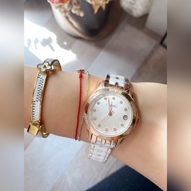 Женские часы Chanel CHANEL с тремя стрелками Итальянская телячья