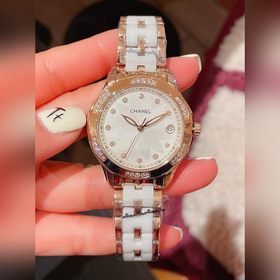 Женские часы Chanel  Импортный кварцевый механизм, корпус из нер