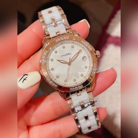 Женские часы Chanel  Импортный кварцевый механизм, корпус из нер