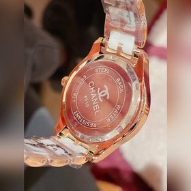 Женские часы Chanel  Импортный кварцевый механизм, корпус из нер