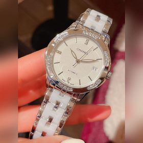 Женские часы Chanel  Импортный кварцевый механизм, корпус из нер