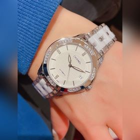 Женские часы Chanel  Импортный кварцевый механизм, корпус из нер