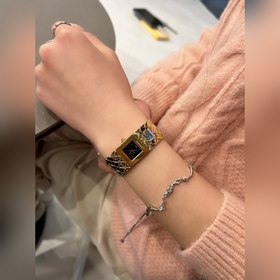 Chanel, модель 1993 года, ретро-классический квадратный часы с ре