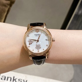 Chanel CHANEL Изысканные женские часы 【Ремешок】 ： ремешок из нату