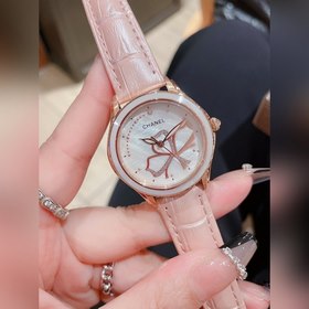 Женские часы Chanel  Импортный кварцевый механизм, корпус из нер