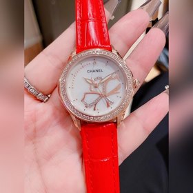 Женские часы Chanel  Импортный кварцевый механизм, корпус из нер