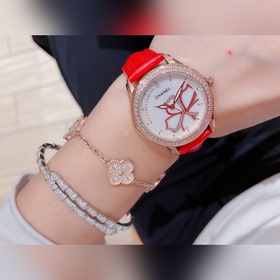 Женские часы Chanel  Импортный кварцевый механизм, корпус из нер