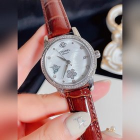 CHANEL Изысканные женские часы Ремешок ： ремешок из натуральной