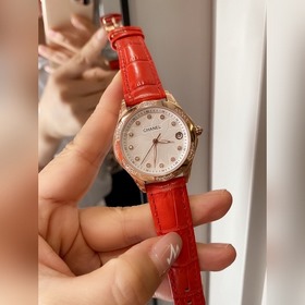 Женские часы Chanel CHANEL с тремя стрелками Итальянская телячья