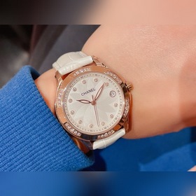 Женские часы Chanel  Импортный кварцевый механизм, корпус из нер