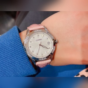 Женские часы Chanel  Импортный кварцевый механизм, корпус из нер