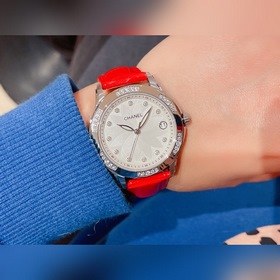 Женские часы Chanel  Импортный кварцевый механизм, корпус из нер